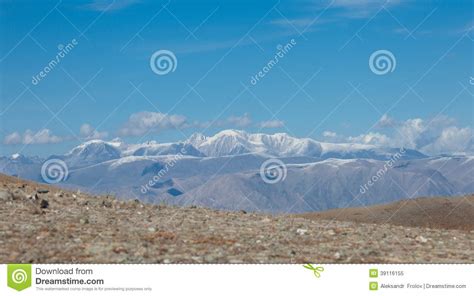 Altai Foothill Steppes Stock Image Image Of Snow Nature 39116155