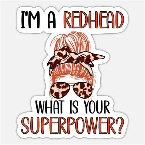 Redheads Stickers Unique Designs Spreadshirt