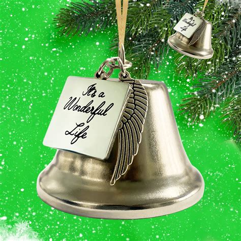 Newx Christmas Ornaments Bells Wonderful Life Bell