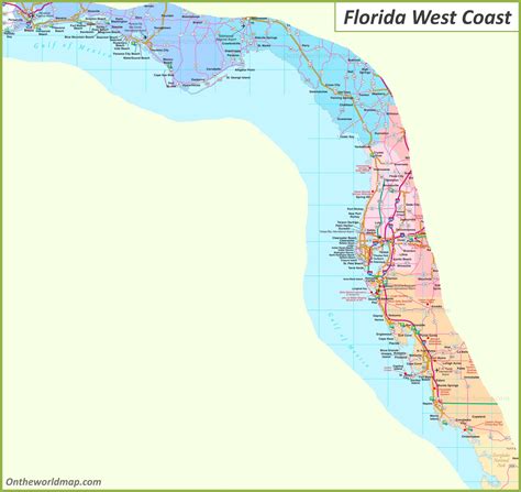 Traurigkeit Leck Lehrertag map of florida west coast Belüftung Original