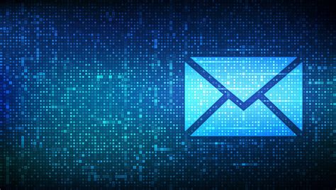 Download Mail Icon In Cyberspace Wallpaper