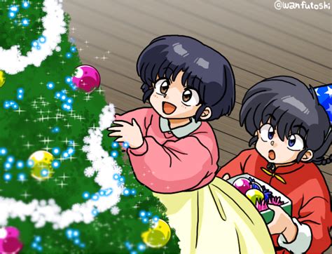 Ranma Y Akane En Navidad Ranma Ranma Personajes Ranma Manga