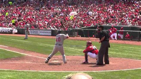 Wilson Ramos Interferance Call With Catcher Youtube