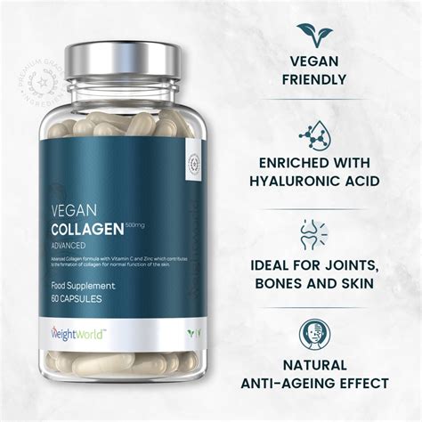 Vegan Collagen Advanced Capsules | Collagen-boosting ...