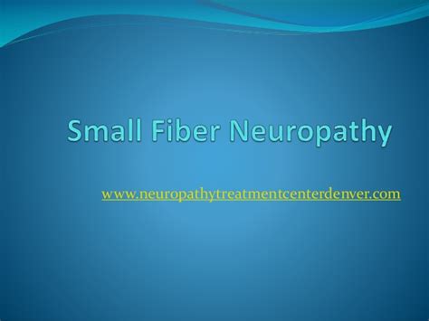 A dutch study suggests a prevalence of 52.95 per 100,000 population that increases with age. Small Fiber Neuropathy - www ...