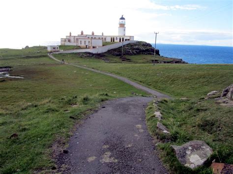 Neist Point Lighthouse On The Isle Of Skye In Scotland