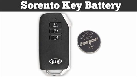 Kia Sorento Key Fob Battery Replacement How To Change Replace Sorento Remote