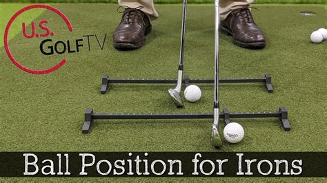 Ball Position For Irons Long Vs Short Irons Golf Setup Youtube