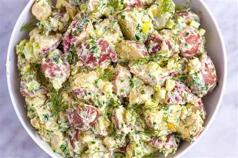 We Love This Easy Red Potato Salad Recipe With A Creamy Dressing Dill