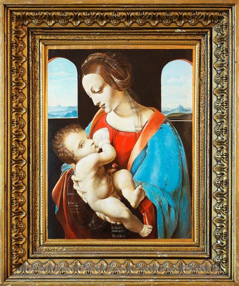 Leonardo Da Vinci Madonna Litta Anna Gestrich Malerei