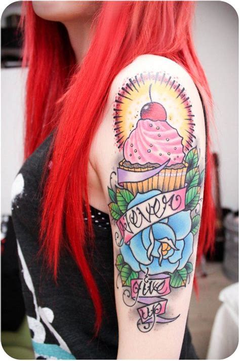 Omg Love I Have A Cupcake On My Ribs Cupcake Tattoos Girl