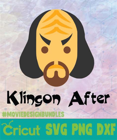 KLINGON AFTER STAR TREK LOGO SVG PNG DXF Movie Design Bundles