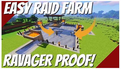 Minecraft Raid Farm: Easiest Raid Farm: Emeralds, Totems, Crossbows