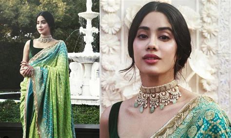 Janhvi Kapoors Backless Choli And Ghagra Have A Devdas Connection
