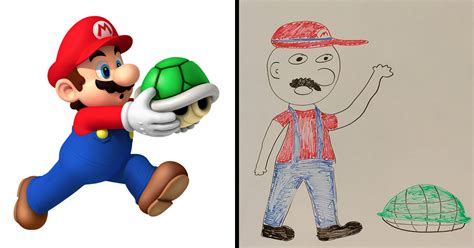 Mario Character Drawings