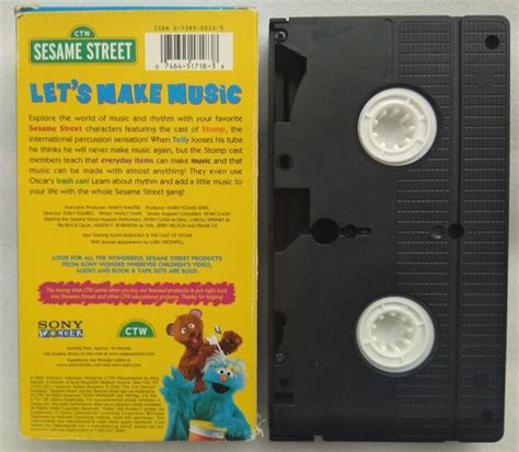 Vhs Sesame Street Lets Make Music Vhs 2000 Vhs Tapes