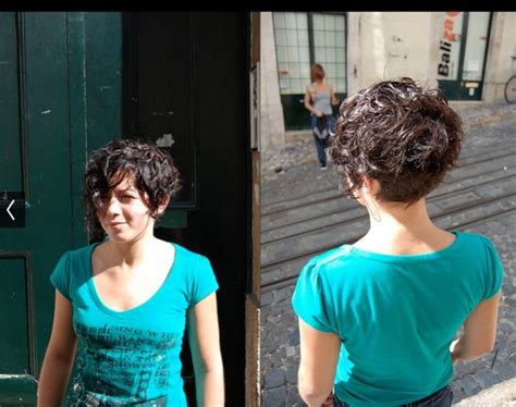 This undercut will work great for long hair too. short curly asymmetrical | Short hairstyles for thick hair ...