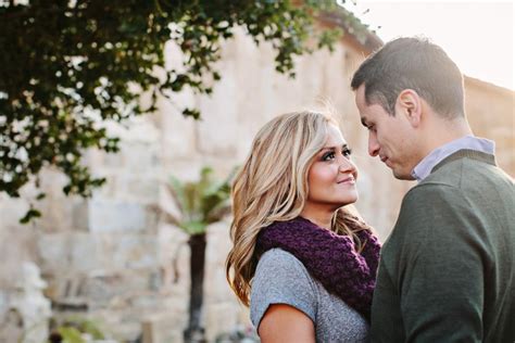 Photo By Indu Huynh Photography Carmel Mission Engagement Photos