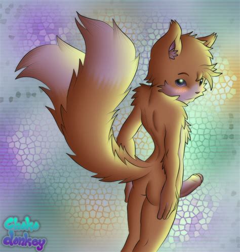 Rule 34 Anthro Ass Blush Canine Chokodonkey Color Fox Fur Furry Furry