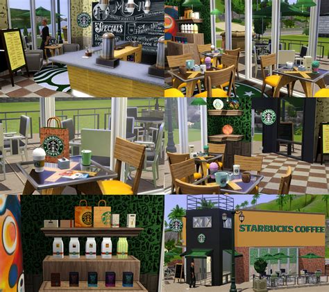 My Sims 3 Blog Meet Me At Starbucks New Set By Black Sweety
