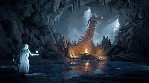 Dragon Cave Environment Breakdown James Naughton Games Artist