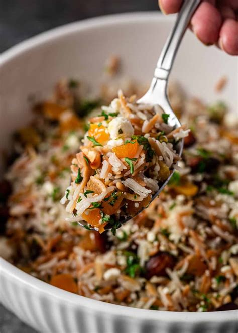 This Mediterranean Rice Pilaf Recipe Is A Lively Blend Of Toasted