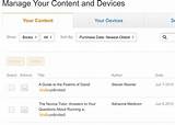 Manage Your Content And Devices Amazon Kindle