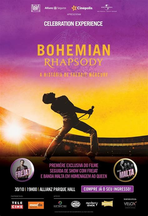 The film traces the meteoric rise of the band through their. Queen: pré-estréia do filme "Bohemian Rhapsody" terá shows ...