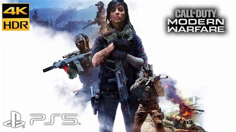 Call Of Duty Modern Warfare Ps5 4k Hdr 60fps Realistic Ultra