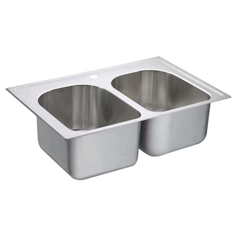 Maybe you would like to learn more about one of these? MOEN 1800 Series Drop-In Stainless Steel 33 in. 1-Hole ...