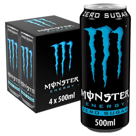 Monster Zero Sugar Energy Drink X Ml Sports Energy Drinks Iceland Foods