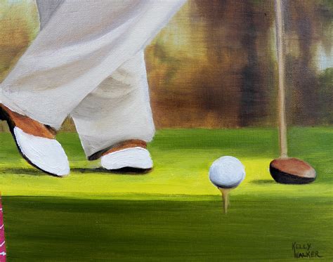 Golf Watercolor Paintings