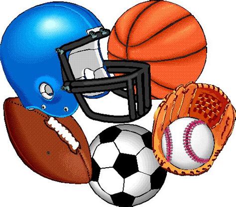 Sports included are baseball, softball, football, basketball, tennis, diving these pages are animations and clipart involving general sports such as baseball, hockey. Sports Clipart 082310» Vector Clip Art - Free Clip Art Images