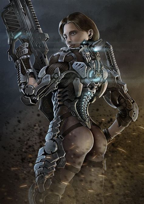 Futuristic Exoskeleton Vkovpak Cyberpunk Mech Anime Girls Hot Sex Picture