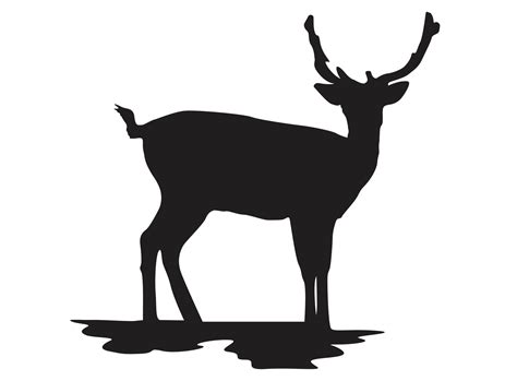 Animal Deer Silhouette 14576602 Png