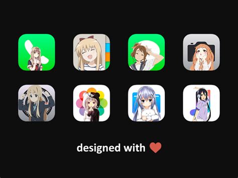 Anime Themed Phone Icons Choose From 1300 Anime Icon Graphic Resources And Download In The Form
