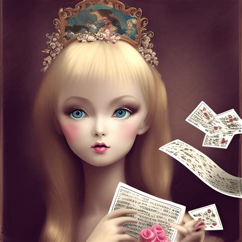Alice Beautiful Girl Portrait · Creative Fabrica