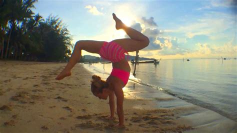 Yoga In Koh Samui Handstand Splits Scorpion With Kino Youtube