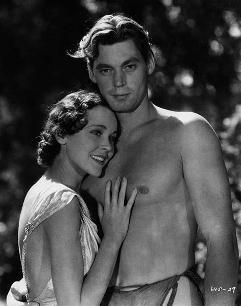 Maureen O Sullivan And Johnny Weissmuller In Tarzan The Ape Man 1932 Classic Film Stars