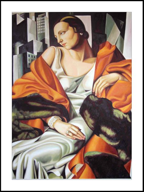 Tamara De Lempicka Painting Portrait Of Mrs Boucard Etsy Art