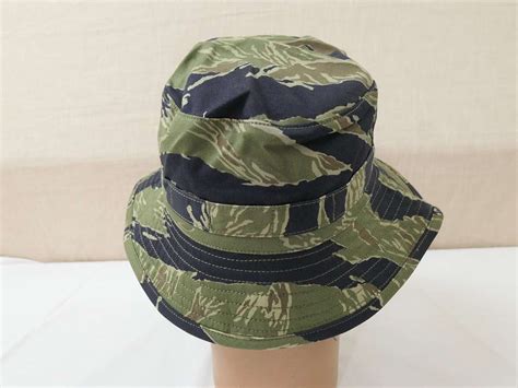 Us Army Vietnam Tiger Stripe Boonie Bush Hat Jungle Has Special Forces