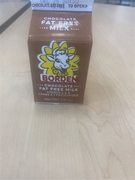 Borden Chocolate Fat Free Milk Ebay