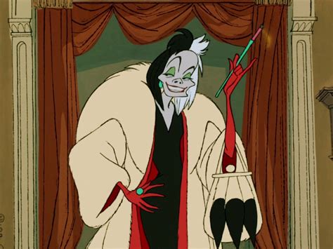 A Look At Disney Villains Profile Cruella De Vil Manic Expression