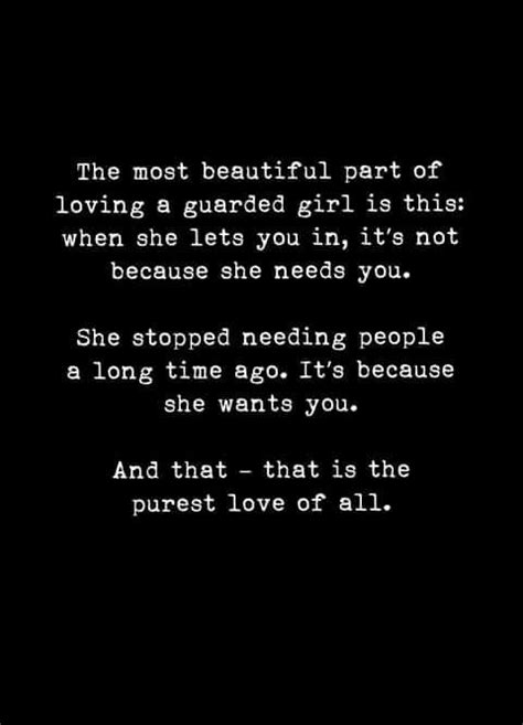 The Most Beautiful Part Of Loving A Guarded Girl Pictures Photos And