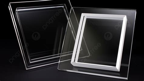rectangular clear glass picture frames on a dark background clear picture frames 8x10