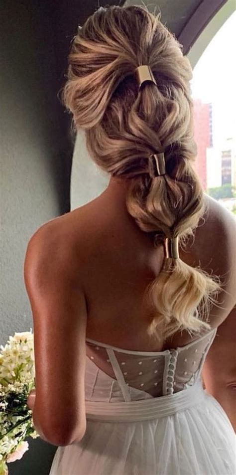 32 Cute Ways To Wear Bubble Braid Bridal Bubble Braid Hairstyle