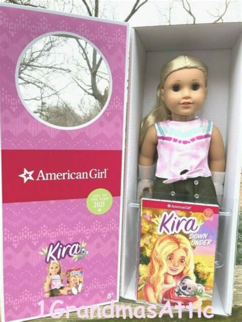 American Girl Kira Bailey Doll Book Nib 18 In Goty Down Under