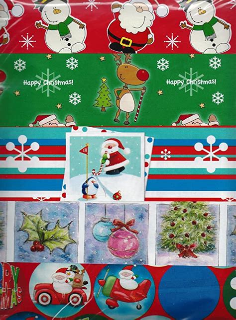 30 Sheets Of Christmas T Wrapping Paper Each Sheet Of Christmas