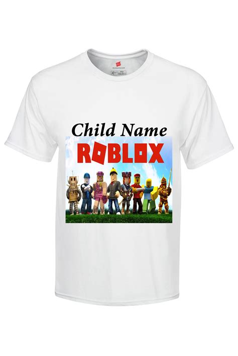 Roblox Shirt Ideas For Boys Roblox Personalized Custom Birthday Party