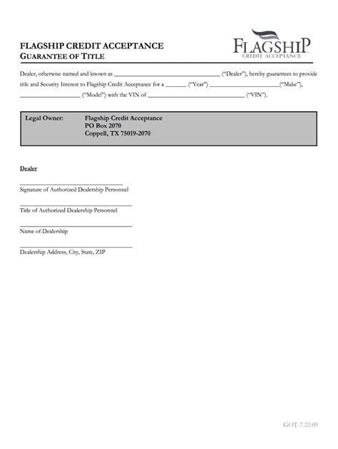 Guarantee Of Title Form Fill Online Printable Fillable Blank